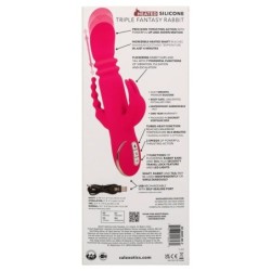 Jack Rabbit Signature Heated Silicone Triple Fantasy Rabbit